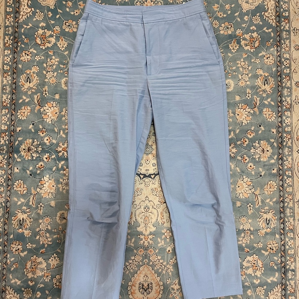Zara Light Blue Women's Trousers